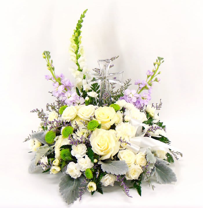 Peaceful Cross Bouquet