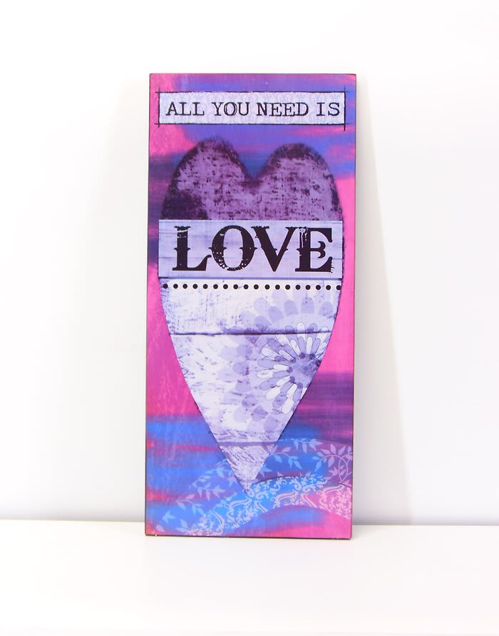 All you need is love-Sign