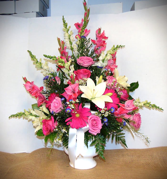 Glorious Pink & White Arrangement