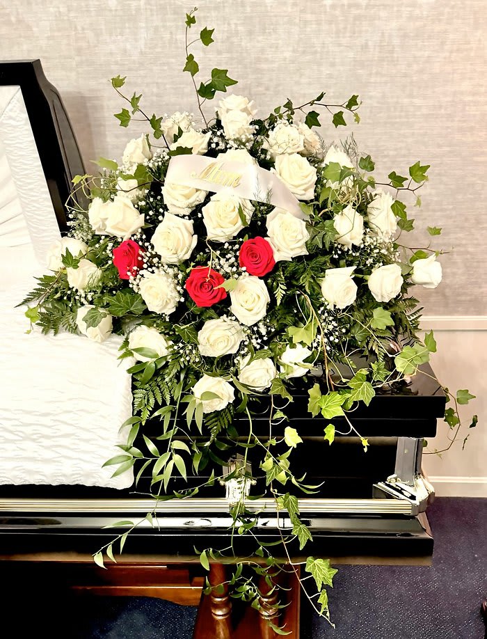Pleasant Peace Casket Spray Flower Bouquet