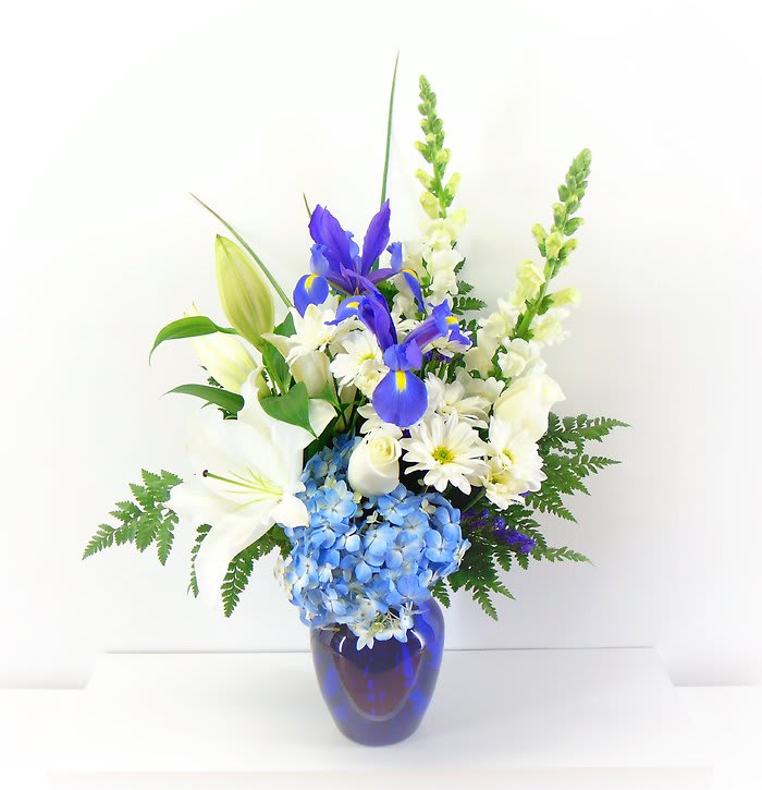 Blue is Beautiful Flower Bouquet