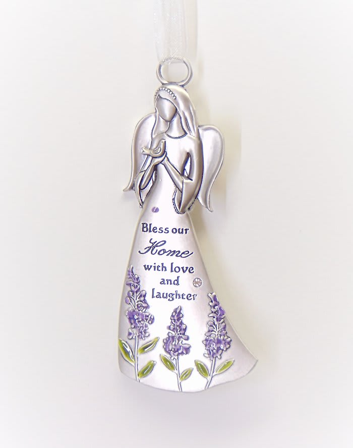 Bless our Home with Love and Laughter-Angel Ornament