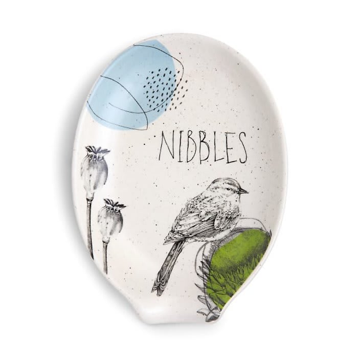 Nibbles Oval Spoon Rest Flower Bouquet