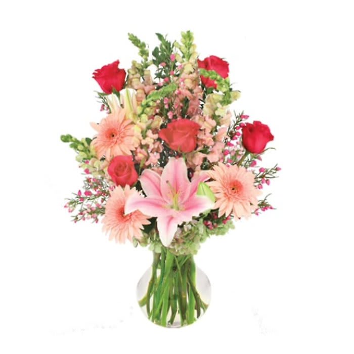 Pink Garden Flower Bouquet