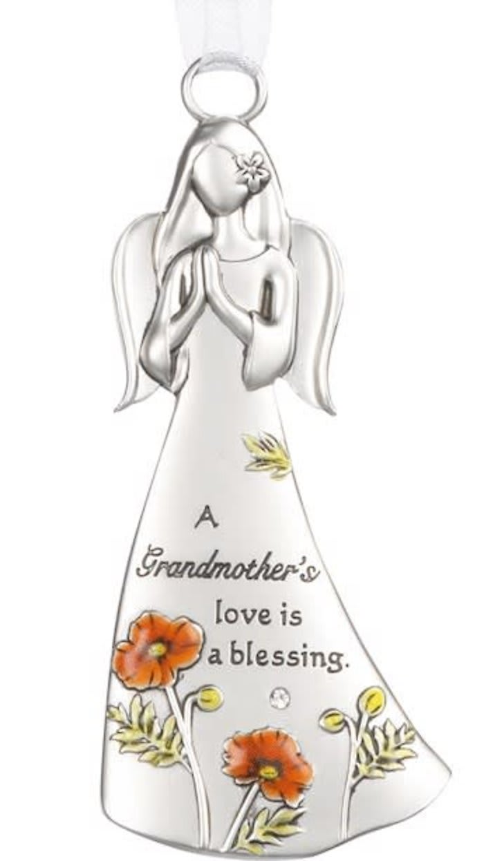 A Grandmother's Love is a Blessing Angel Ornament