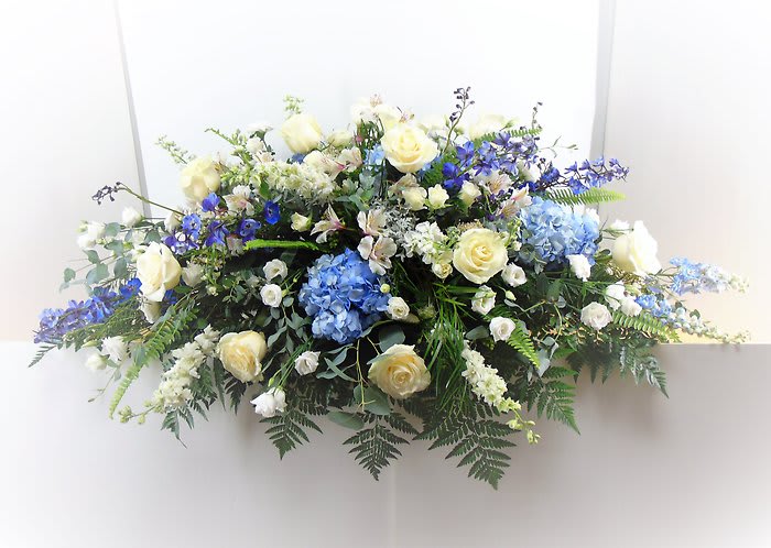 Peace & Serenity Casket Spray Flower Bouquet