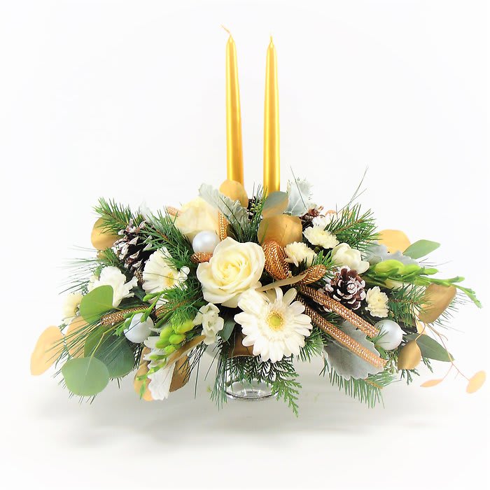 Festive Celebration Centerpiece Flower Bouquet