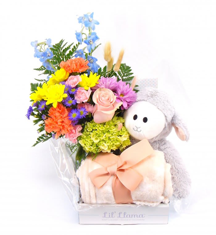 Lil Lamb Gift Set Flower Bouquet