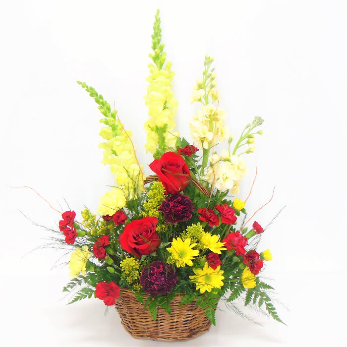 Simple Traditions Basket Arrangement Flower Bouquet