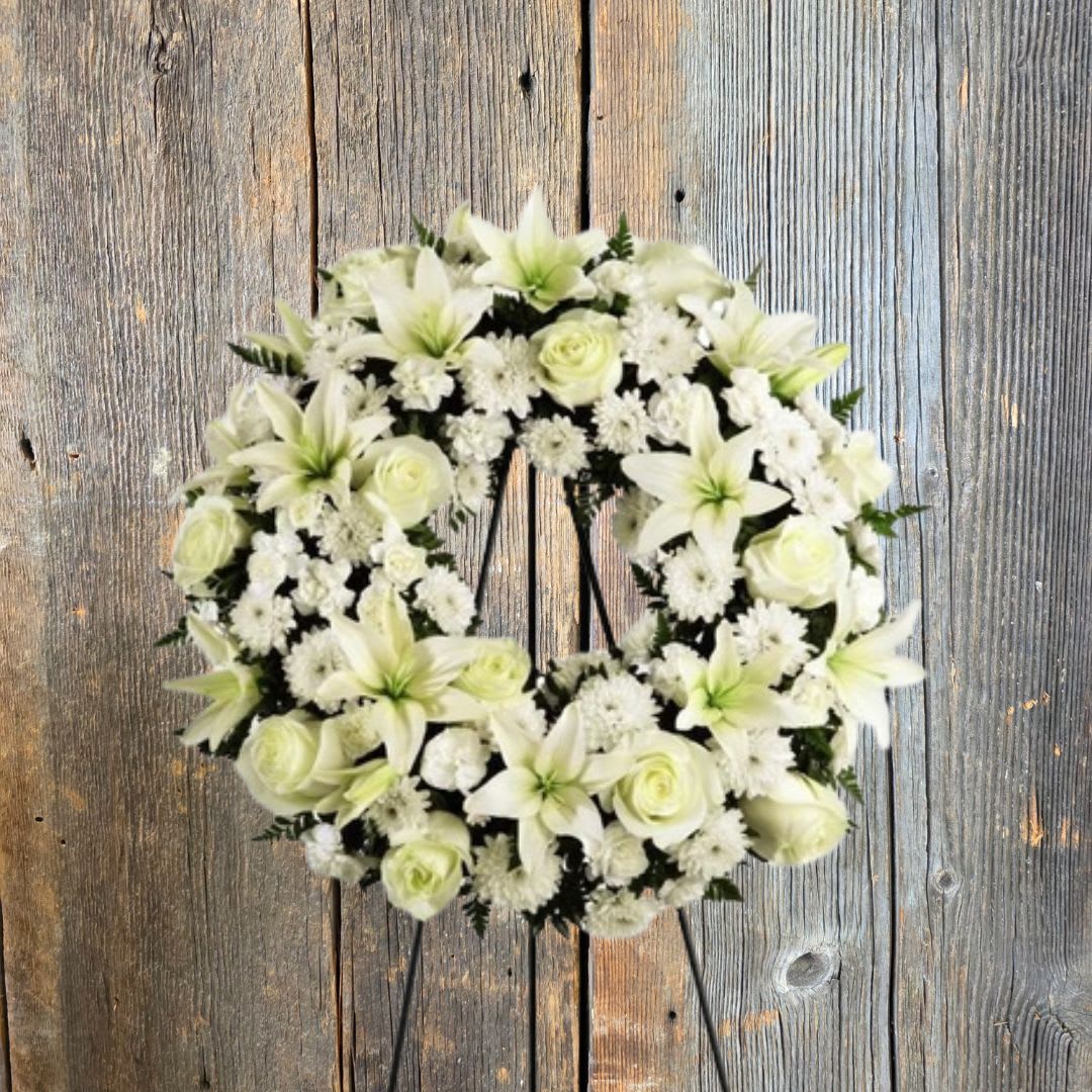 Treasured Tribute Wreath Flower Bouquet