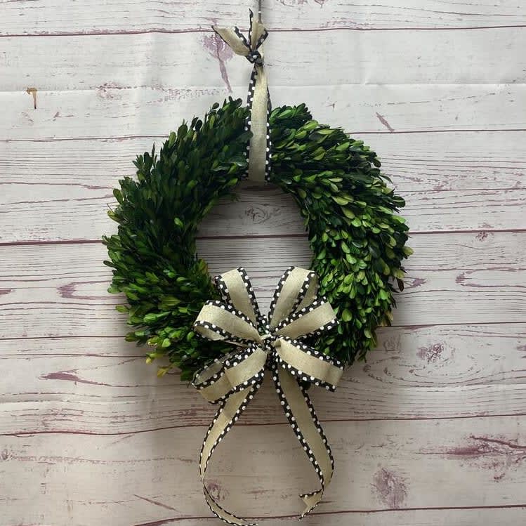 Preserved Boxwood Wreath
