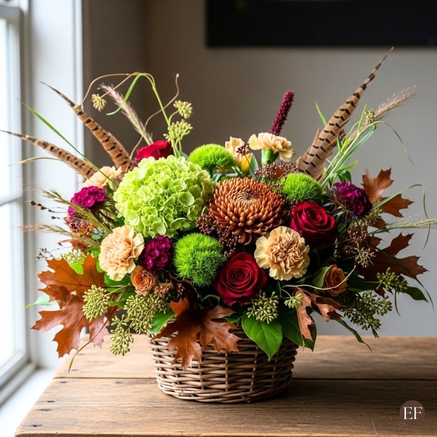 Harvest Bounty - Autumn Flowers