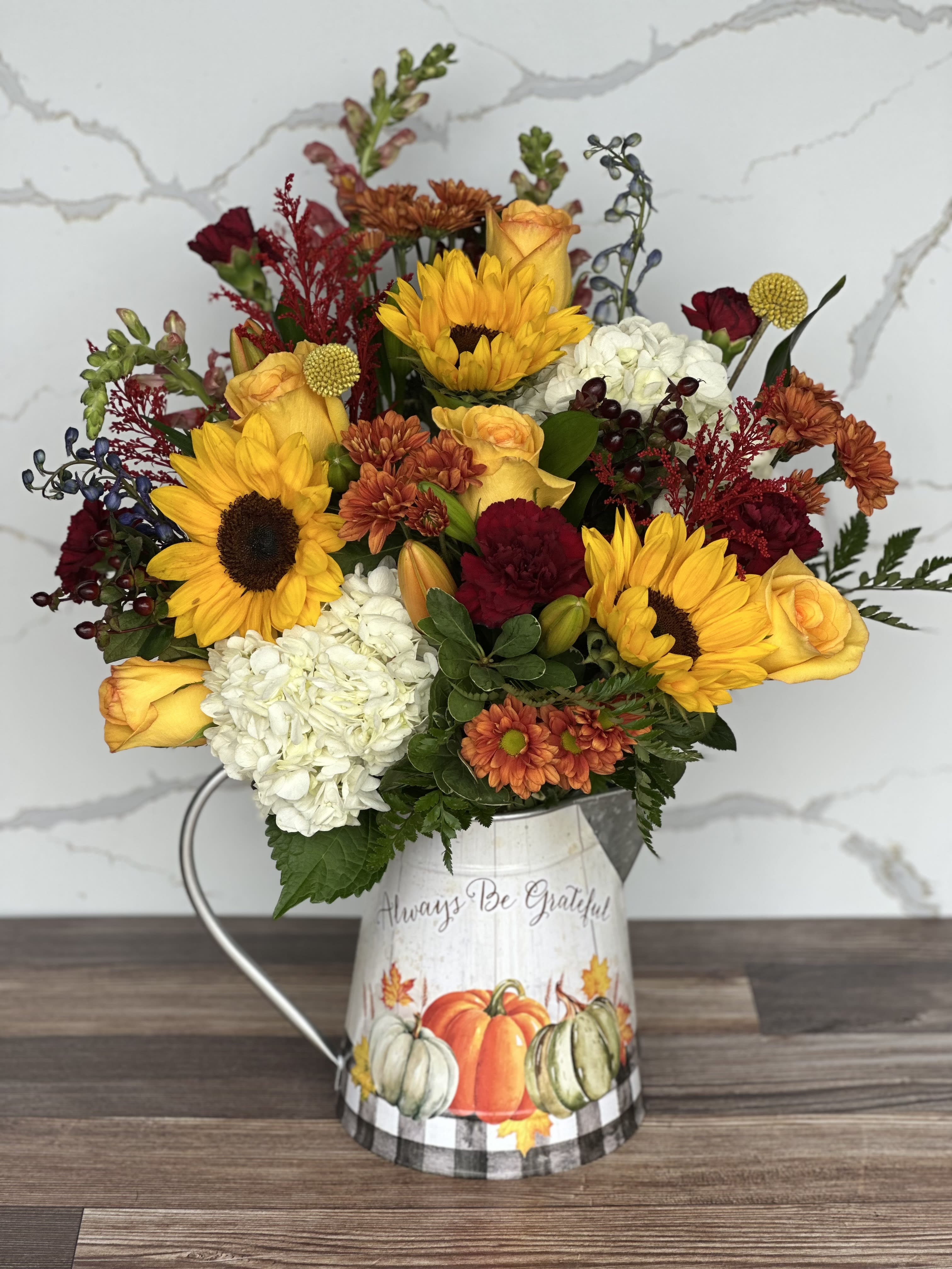 Fall Pitcher Arrangement