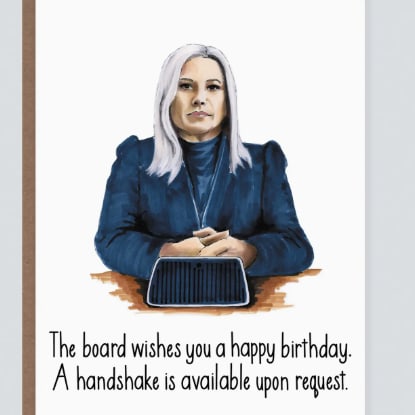 Cobel Handshake Severance |  Birthday Card