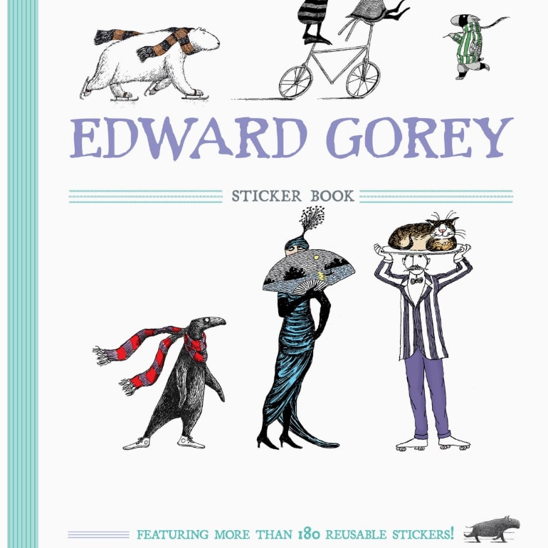 Edward Gorey Sticker Book