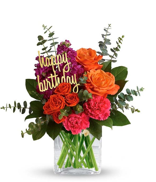Bold Birthday Flower Bouquet