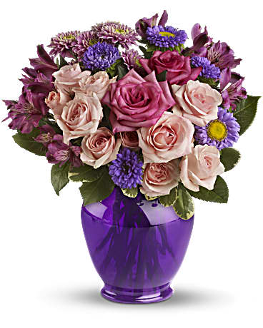 Teleflora’s Purple Medley