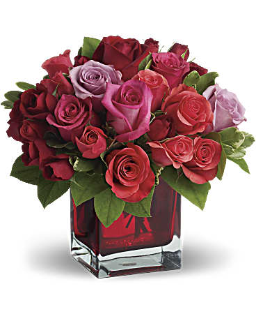 Madly in Love Bouquet with Red Roses by Teleflora Flower Bouquet