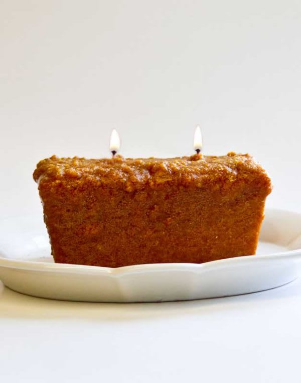 Pumpkin Crumb Cake 2 Wick Loaf