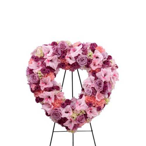 FTD® Eternal Rest™ Standing Heart Flower Bouquet
