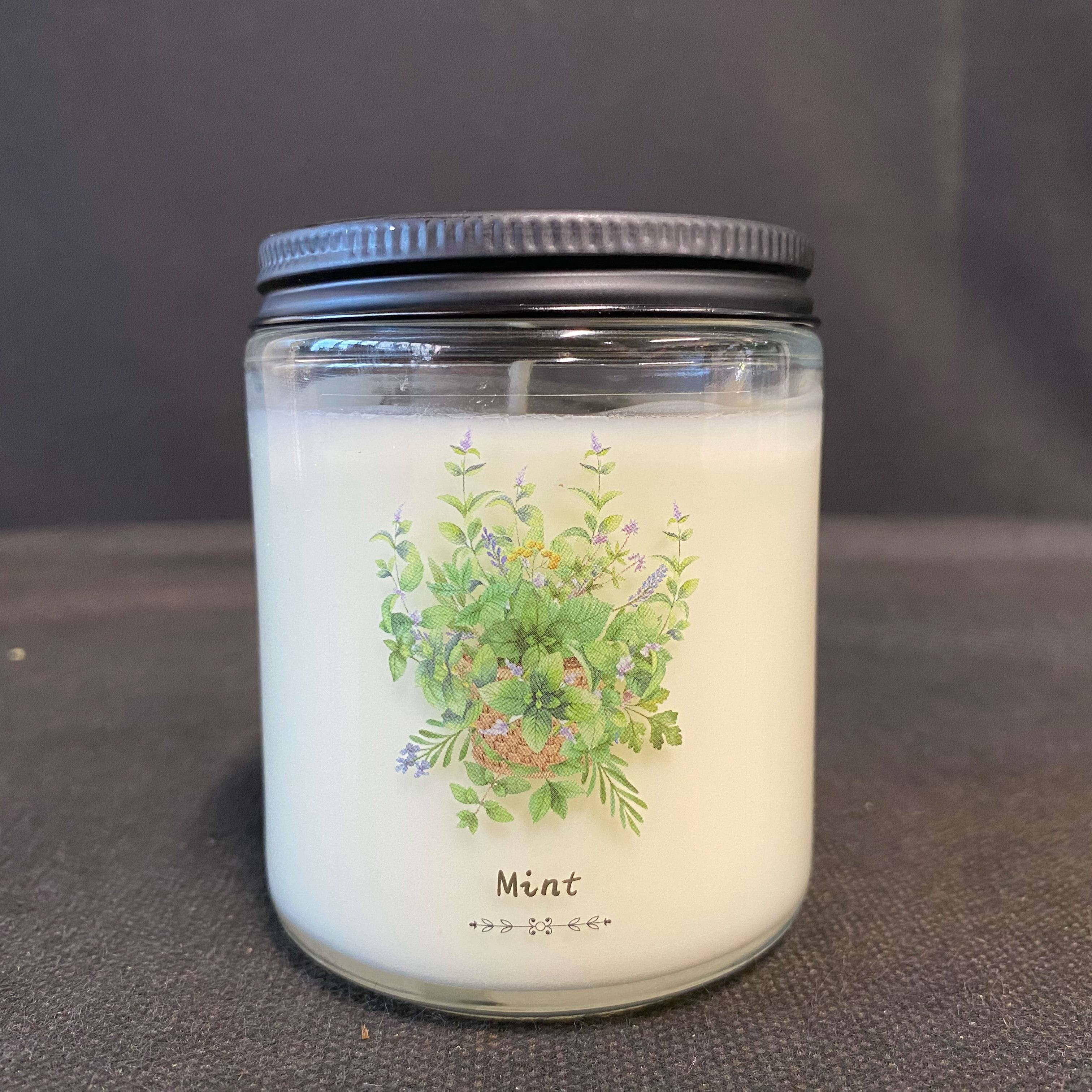 Mint Candle Flower Bouquet