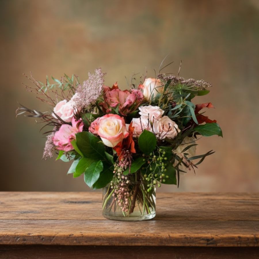 Autumn Plum - Autumn Flowers Flower Bouquet