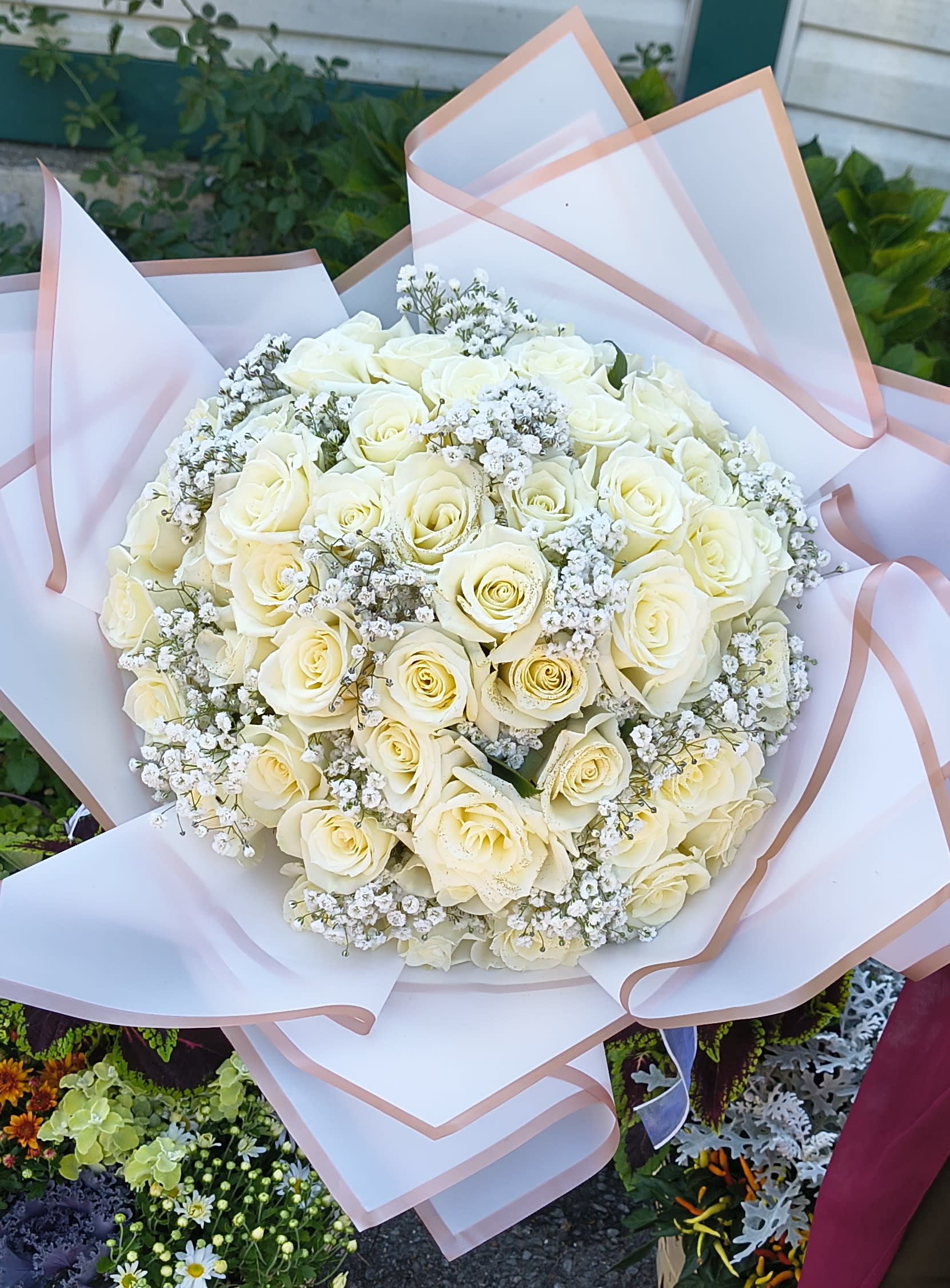 Clouds Of Love Wrapped Roses