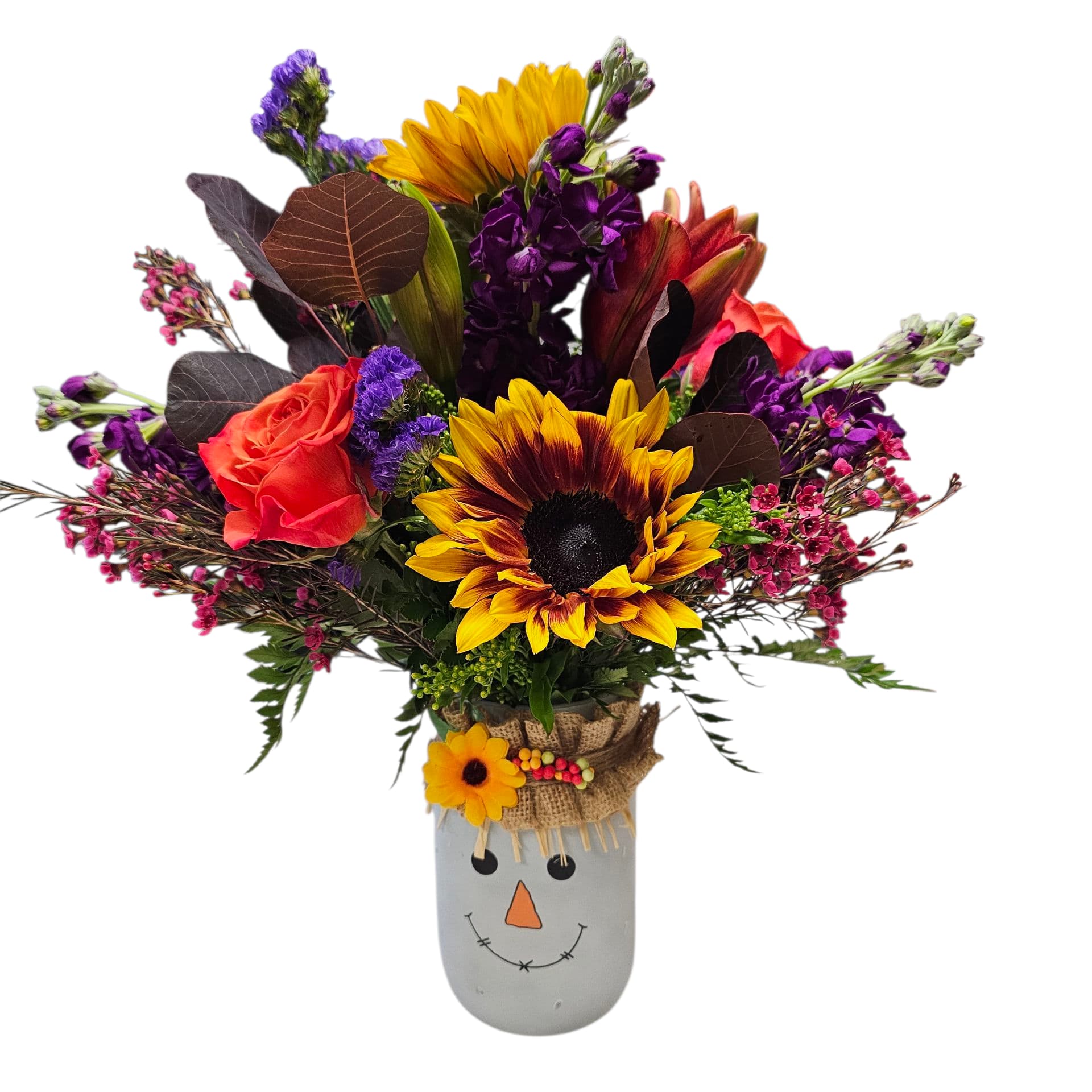 Scarecrow's Harvest Delight Flower Bouquet