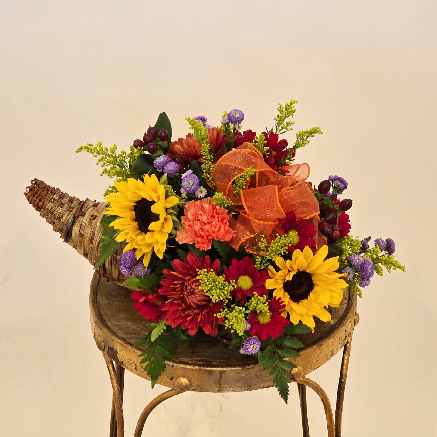 SUNFLOWER CORNUCOPIA Flower Bouquet