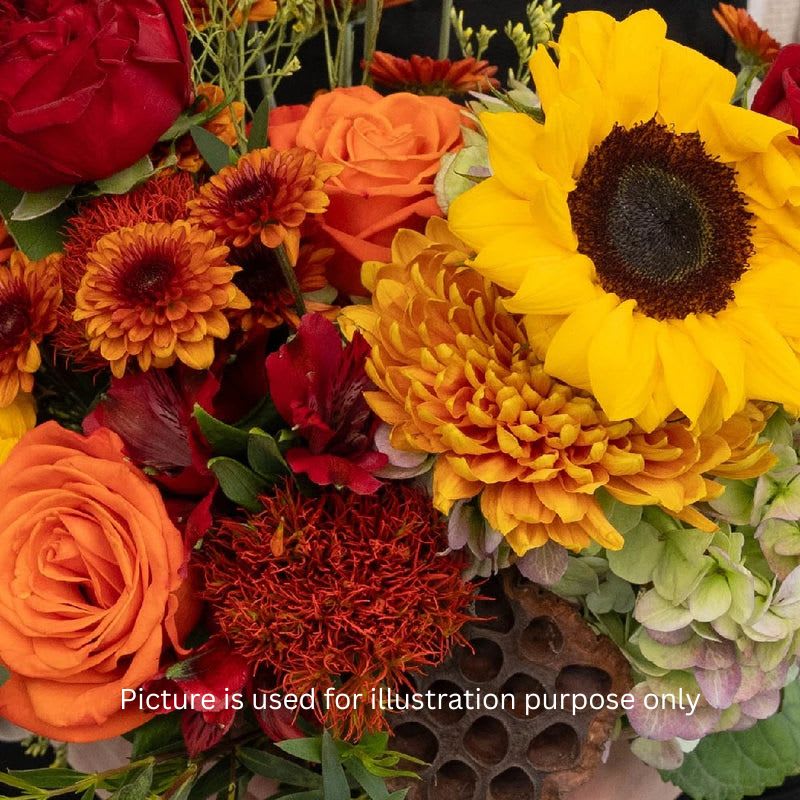 Designer Choice Fall Vase Arrangement