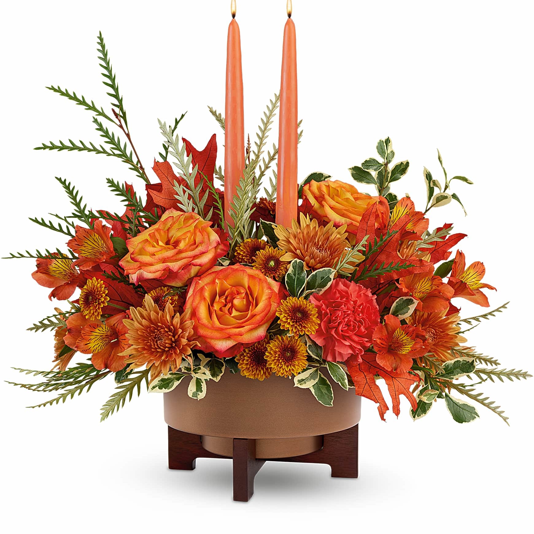Fall Harvest Centerpiece Flower Bouquet