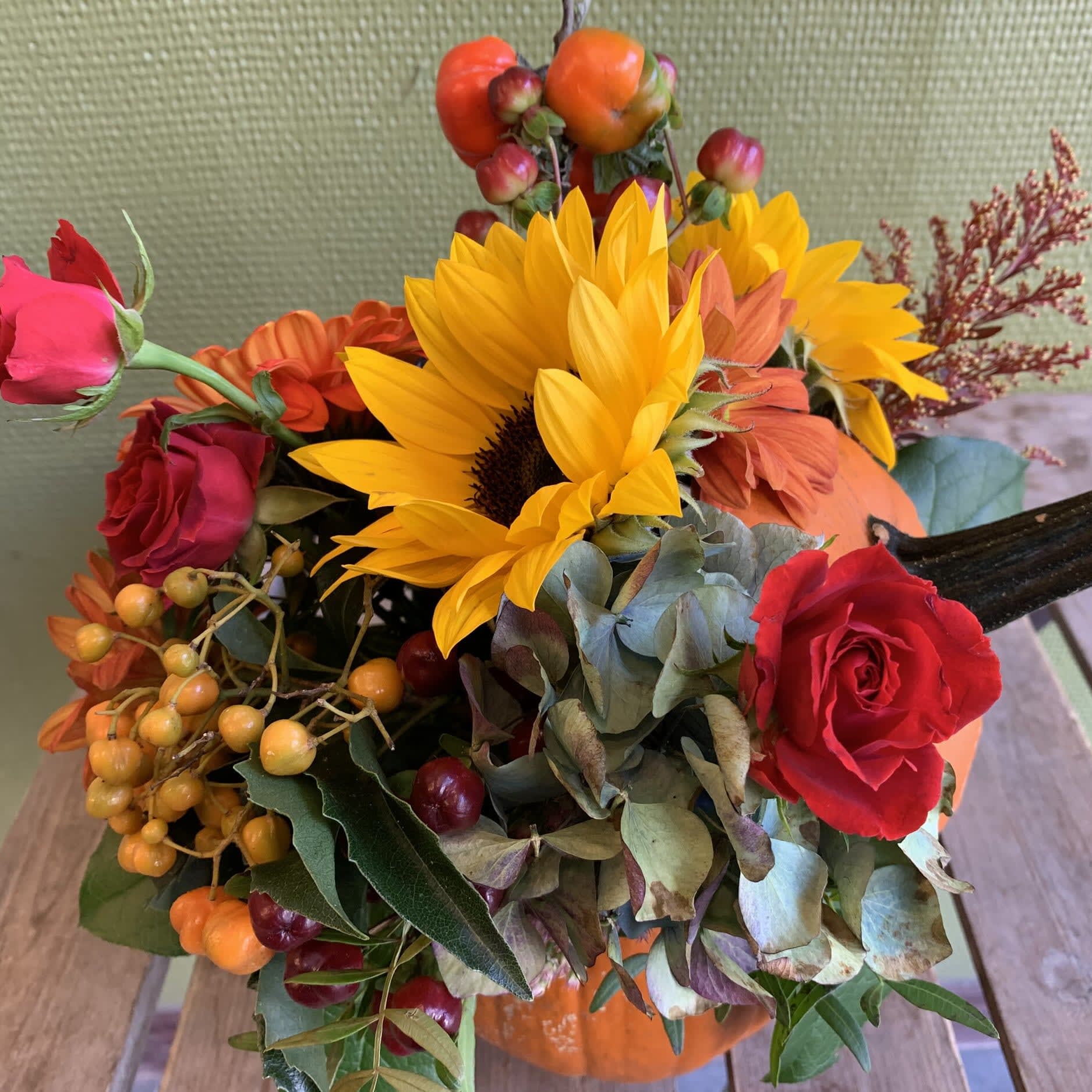 Harvest Bloom Delight Flower Bouquet