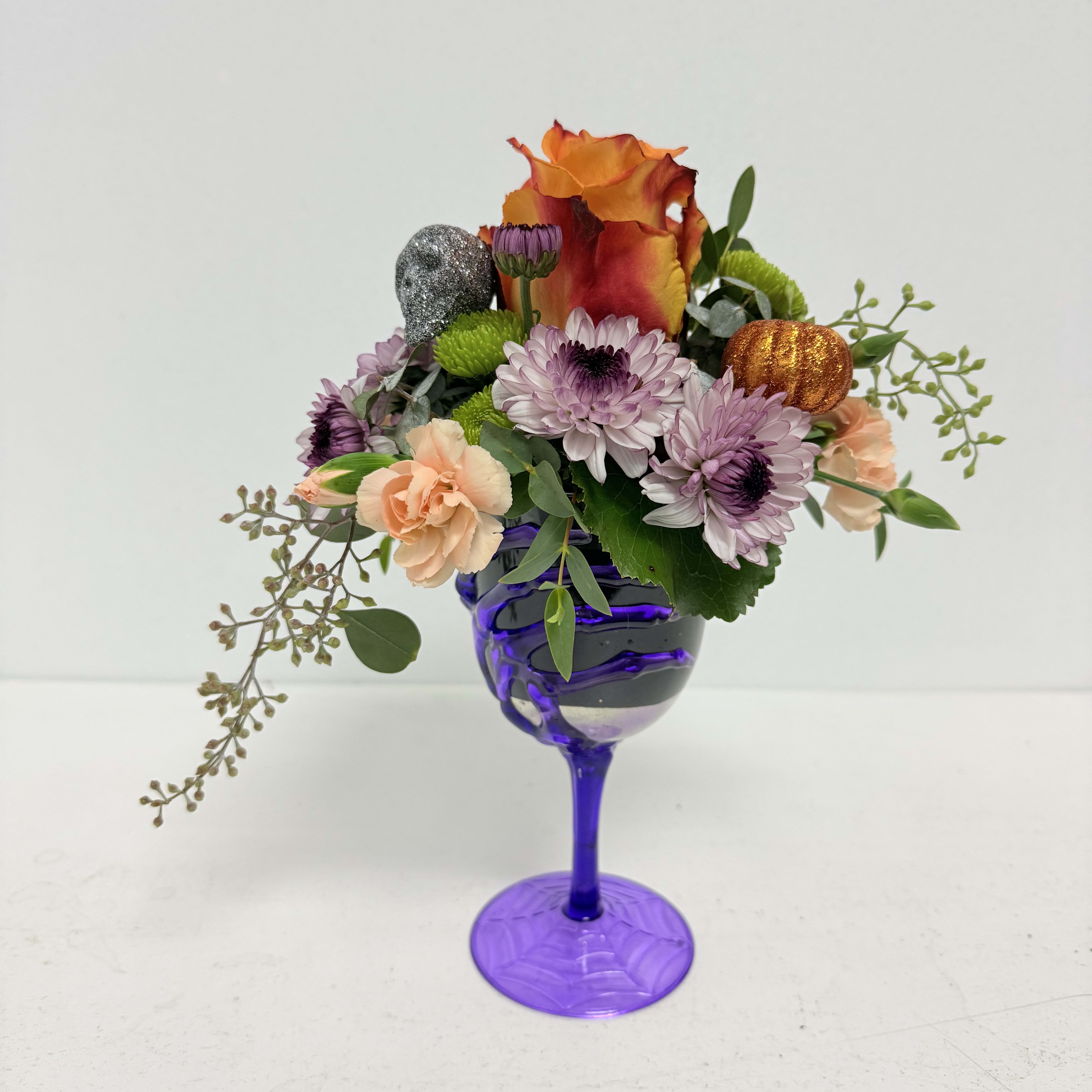 Spooky Goblet Arrangement