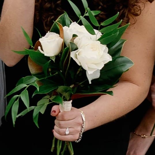 3 Rose Handtied Bouquet