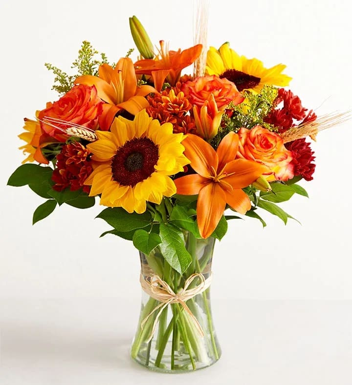Fields of Europe for Fall Flower Bouquet