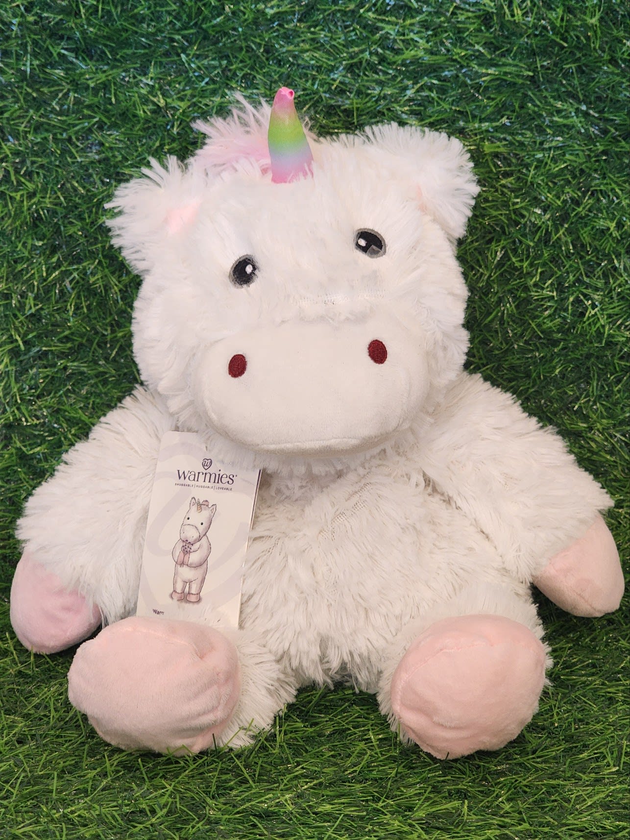 Warmies White Unicorn Flower Bouquet
