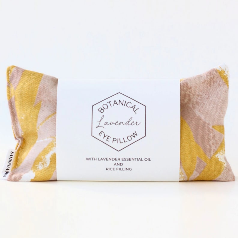 Weighted Aromatherapy Eye Pillow · Golden Leaf