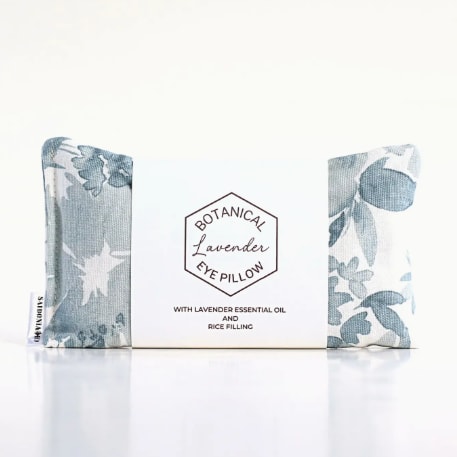 Stress Relief Lavender Eye Pillow Leaves Shadows