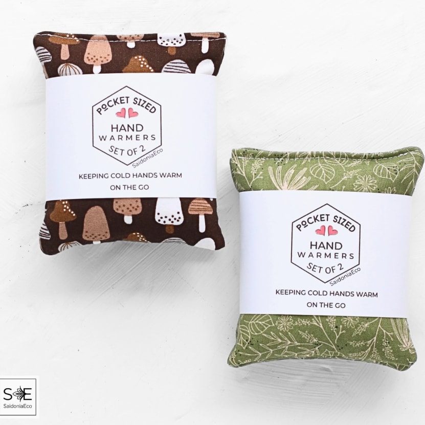 Hand Warmers Set Microwavable Rice Packs