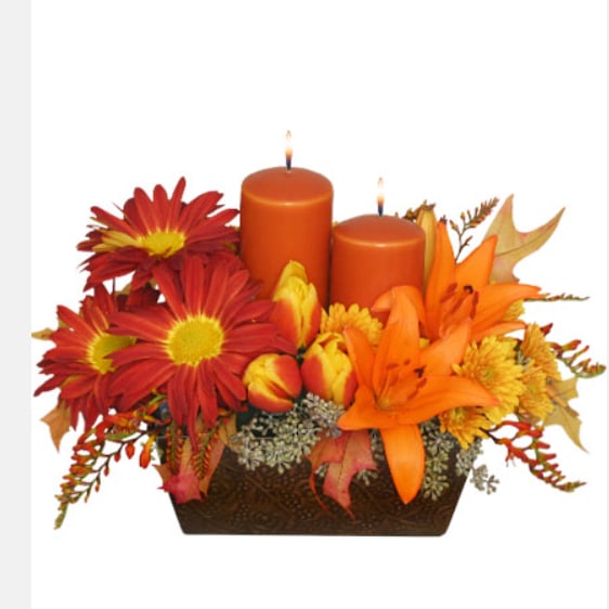 Abundant Beauty Centerpiece Flower Bouquet