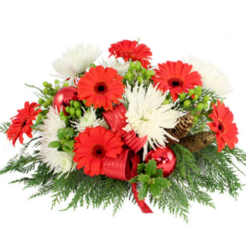 All I Want For Christmas Centerpiece Flower Bouquet