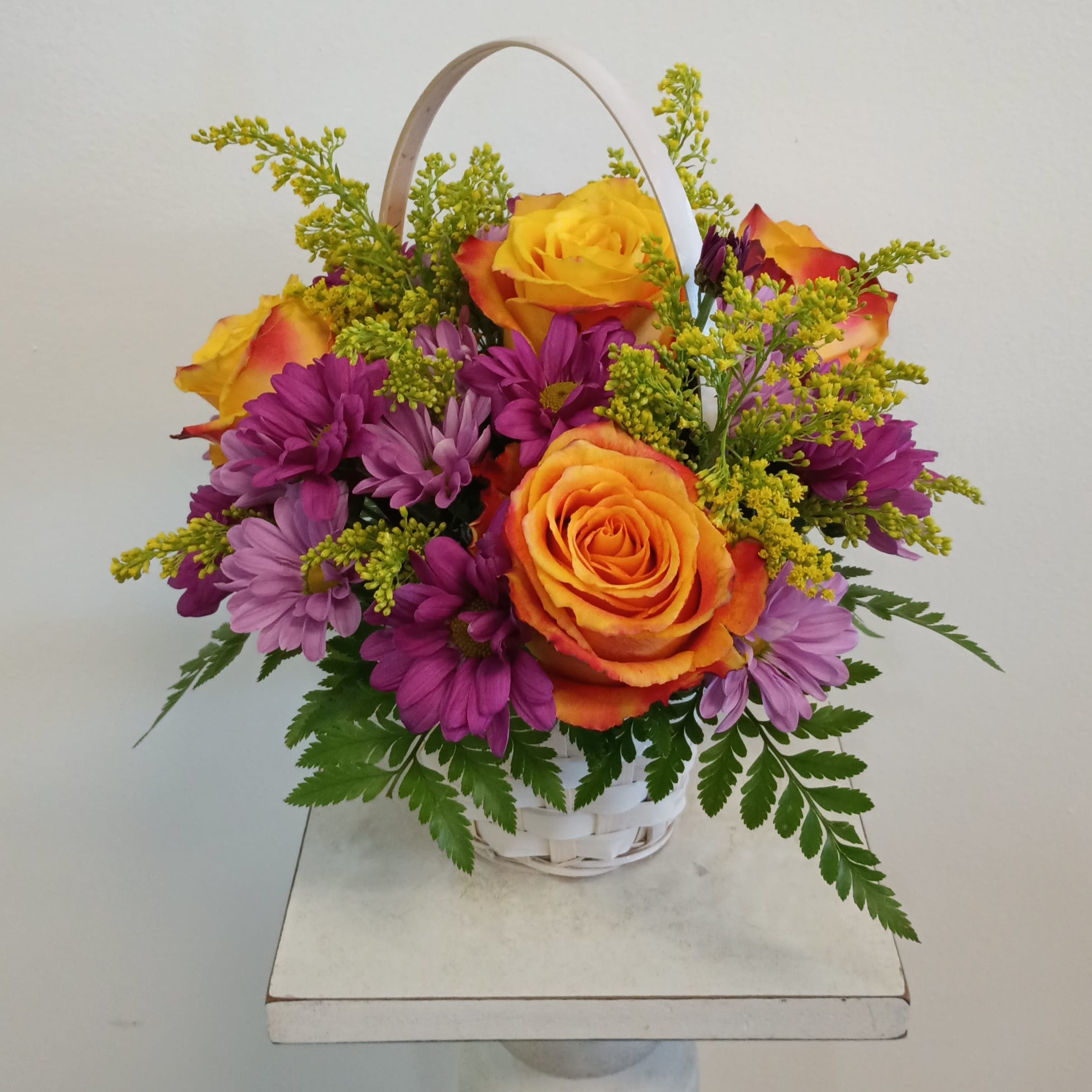 Basket in Bright and Uplifting Colors