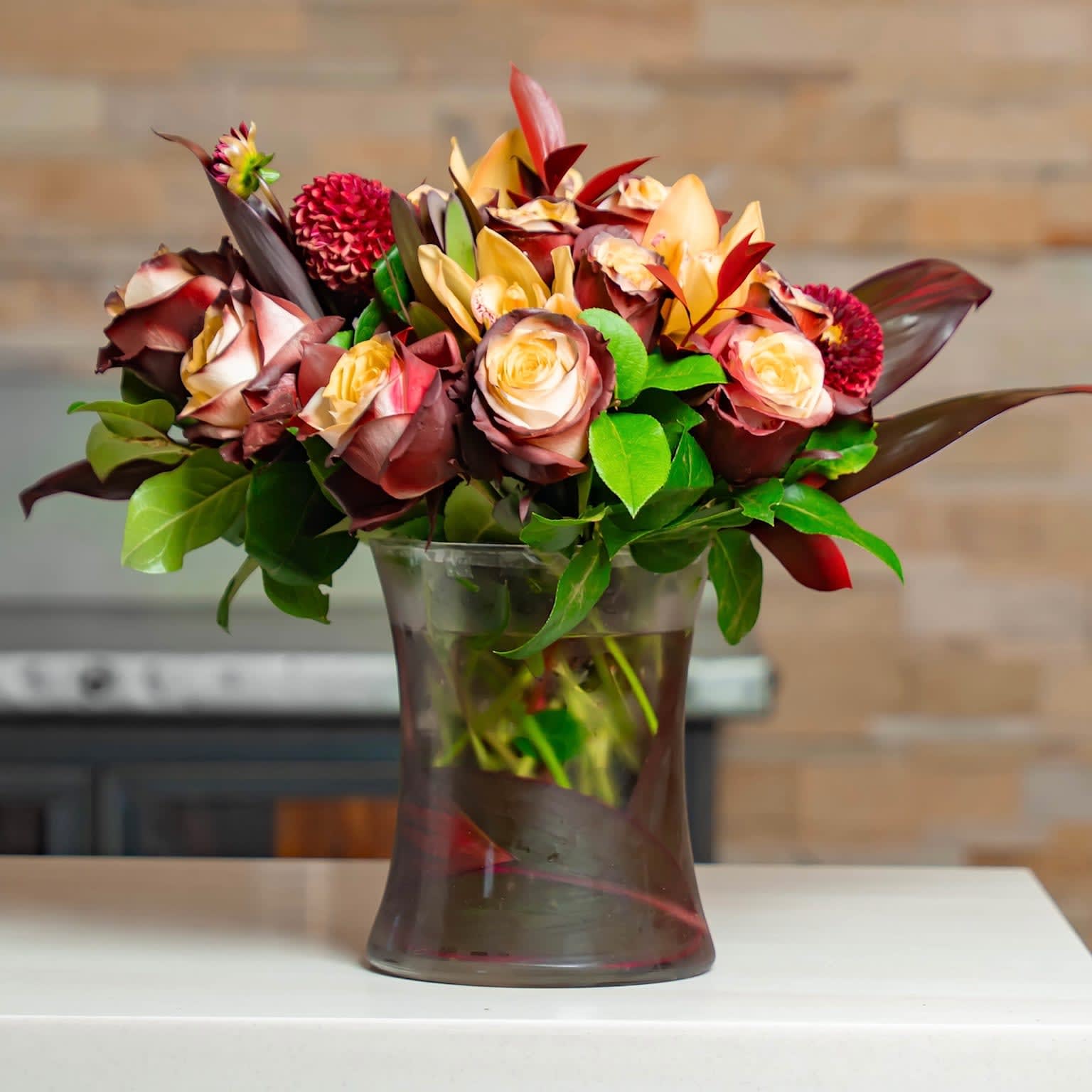 Crimson Harvest Flower Bouquet