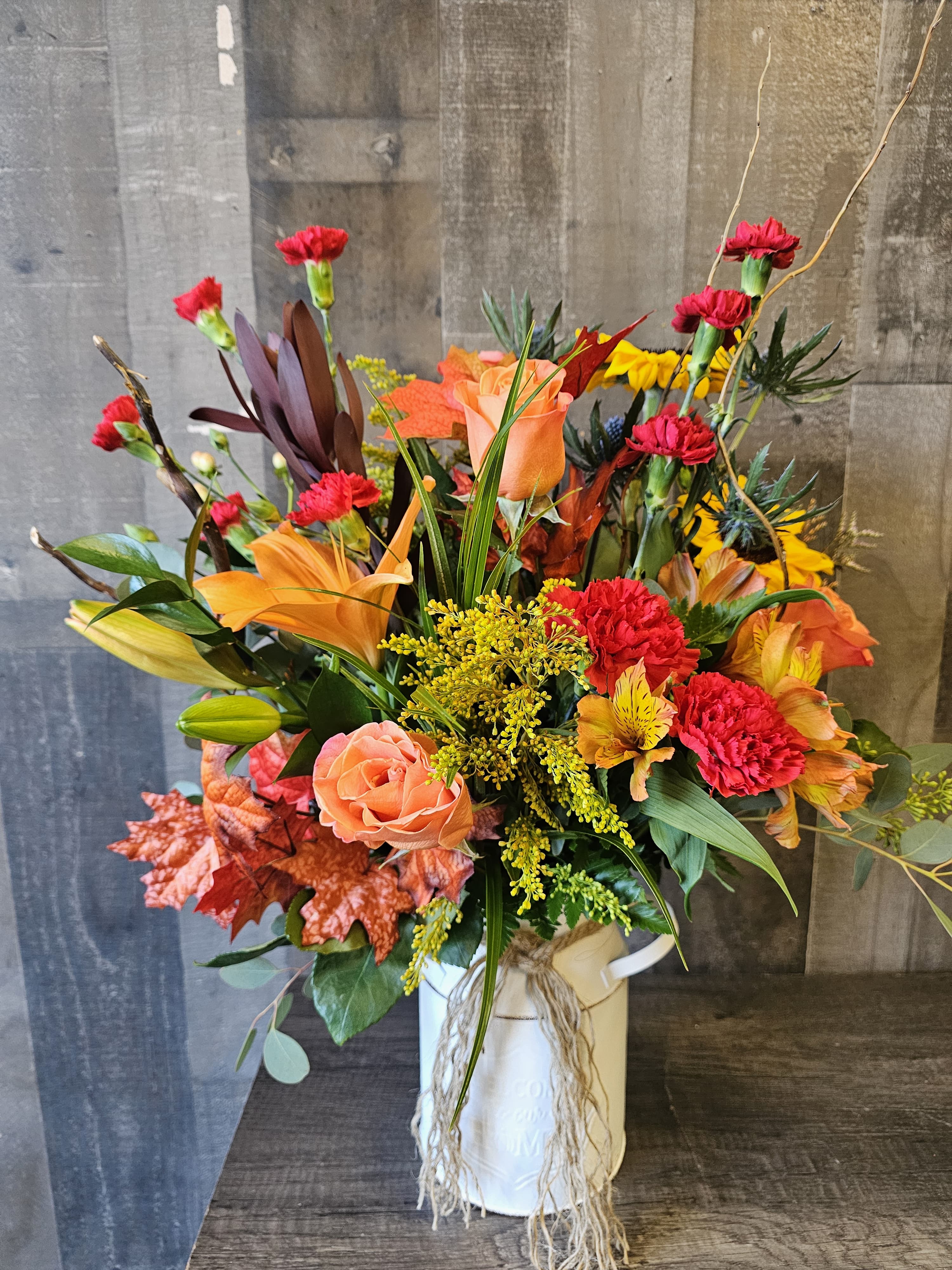 Autumn Jug Arrangement