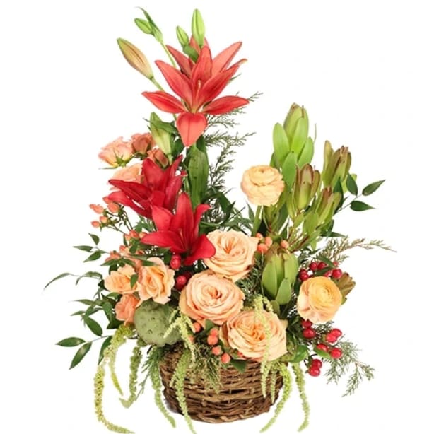 Divine Decadence Basket Arrangement