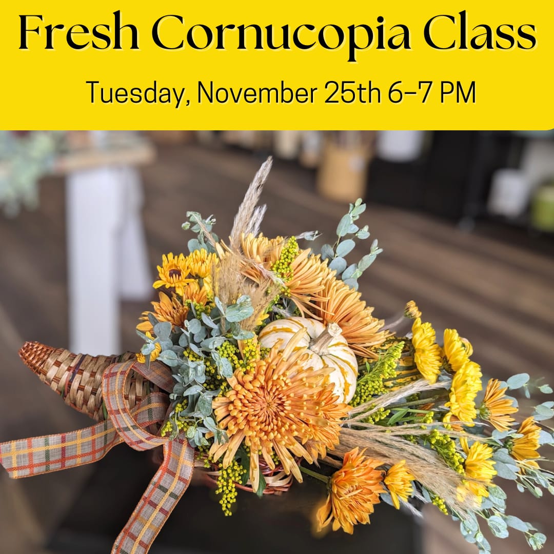 Fresh Flower Cornucopia Class Flower Bouquet