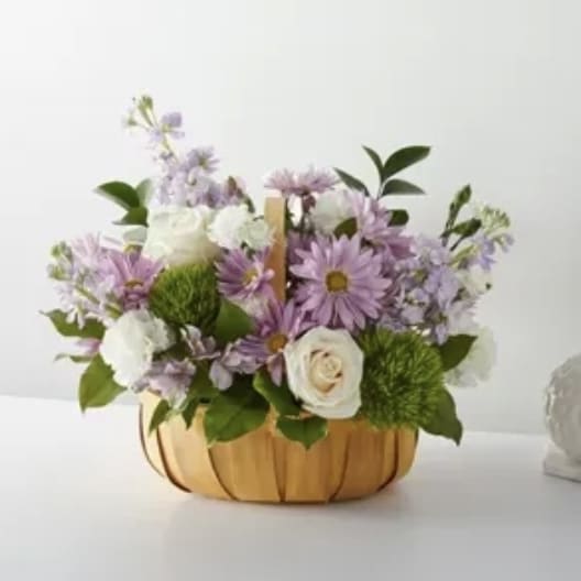 Gentle Lavender Remembrance Basket