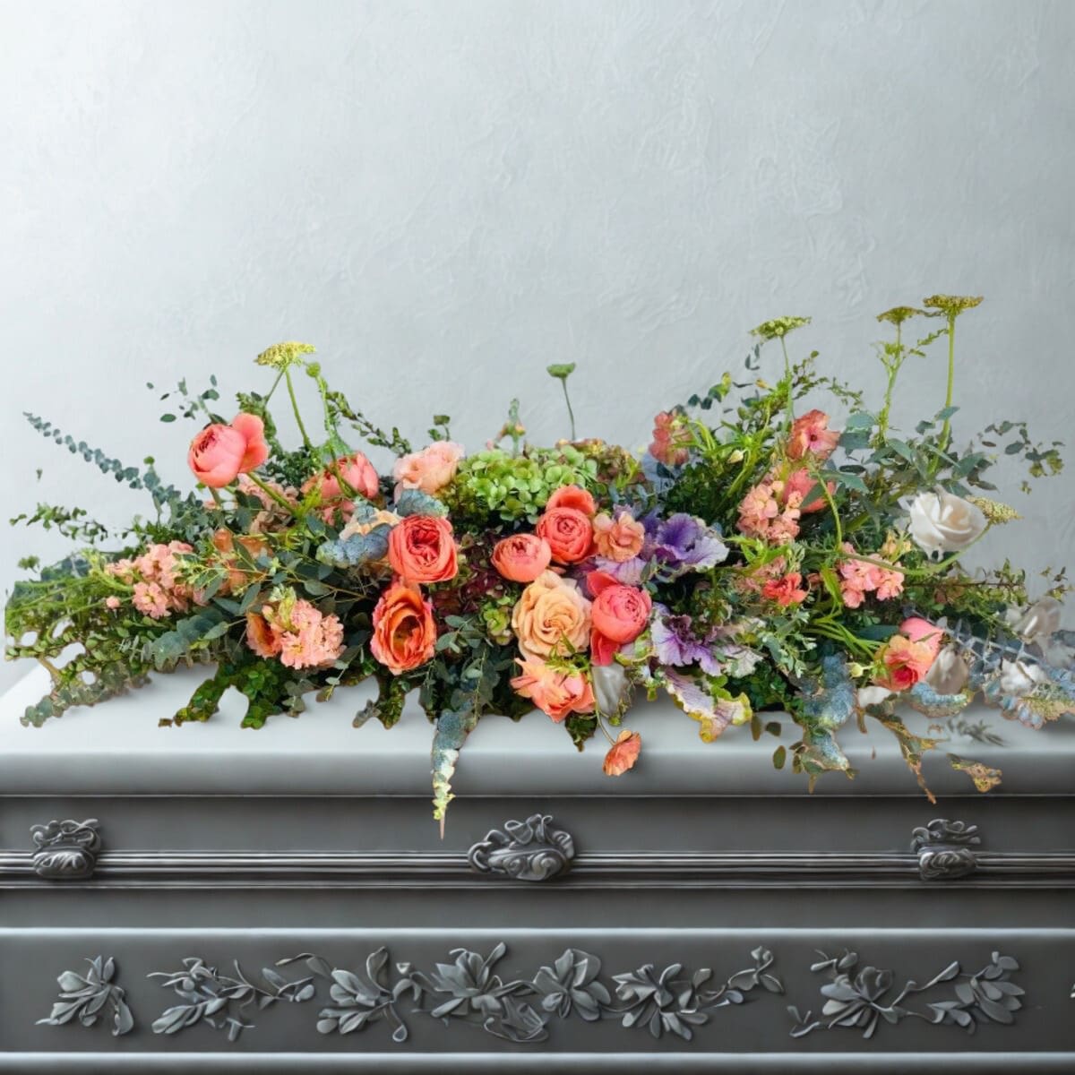 Divine Melody Casket Spray