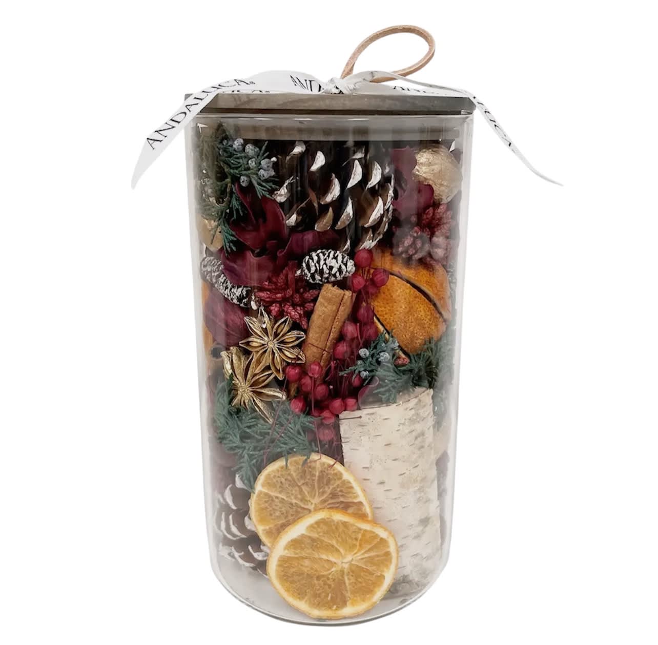 Andaluca Spice Potpourri Jar Flower Bouquet