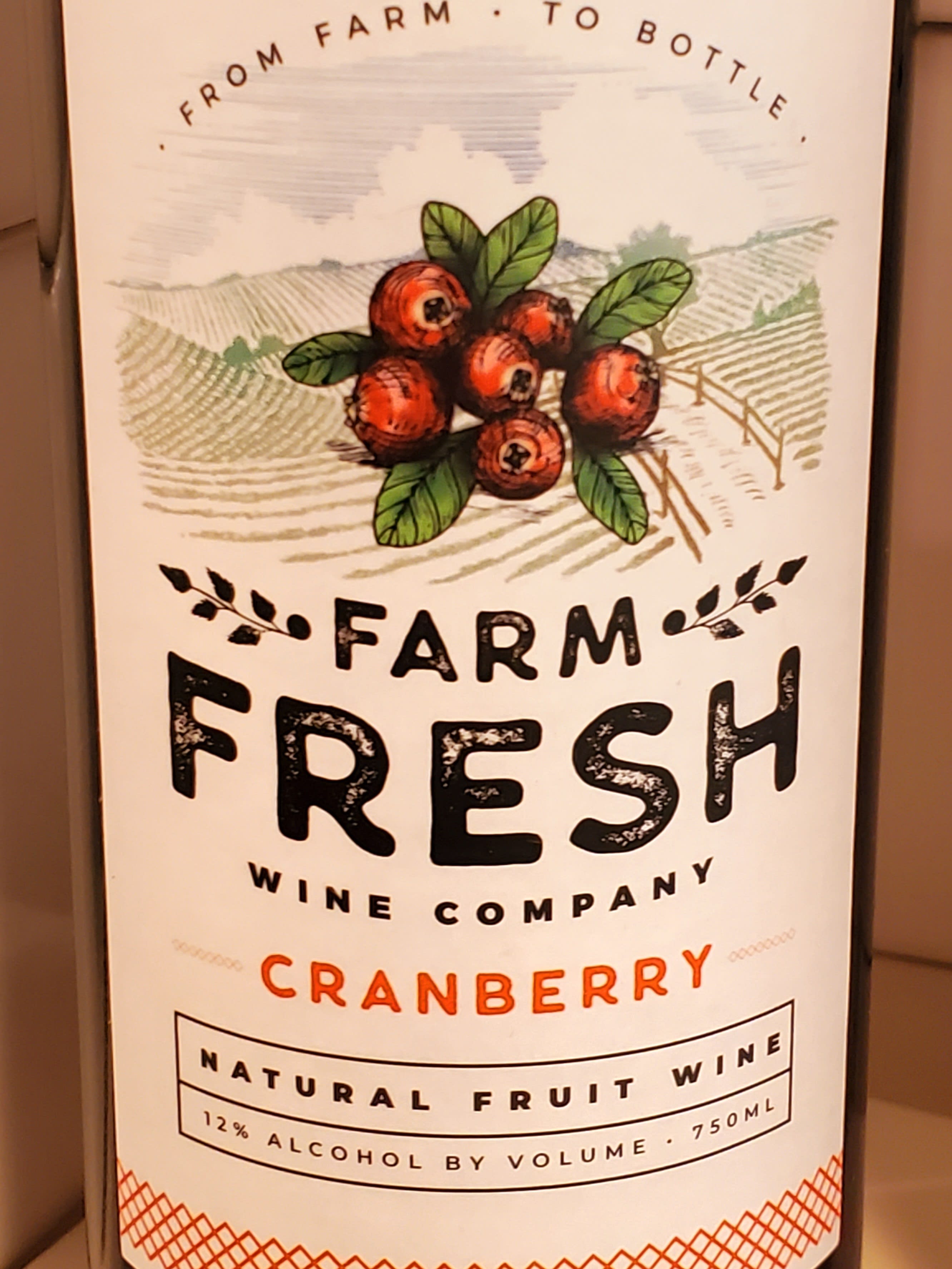 Farm Fresh Wine Company Cranberry Wine
